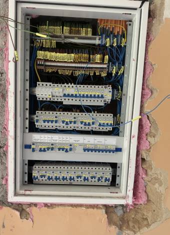 Elektromontážní práce - Základní škola, Ostrava